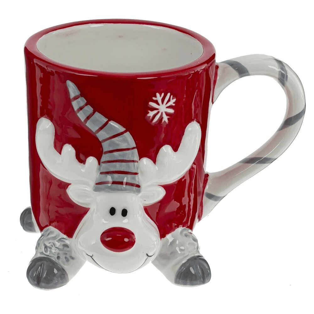 Кружка керамическая "Олень", 400 мл, ассорти - 2