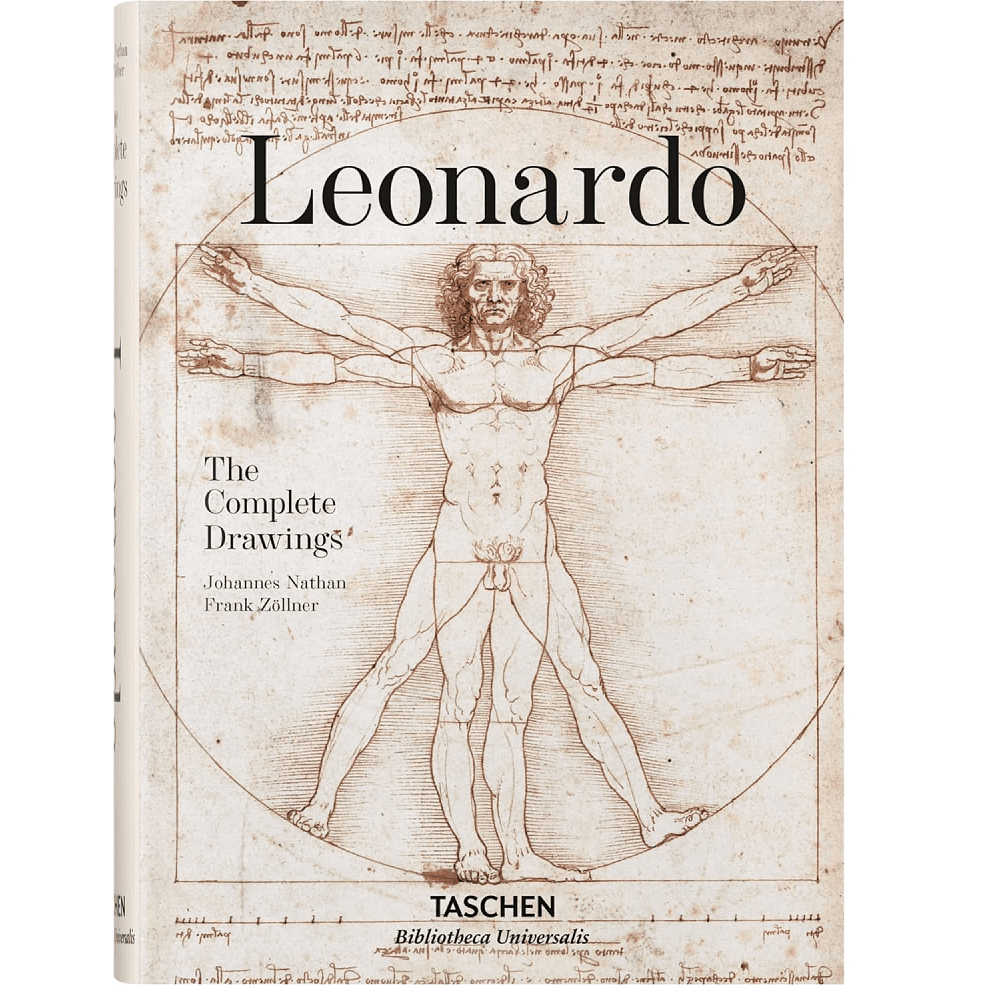 Книга на английском языке "Leonardo da Vinci. The Complete Drawings", Johannes Nathan