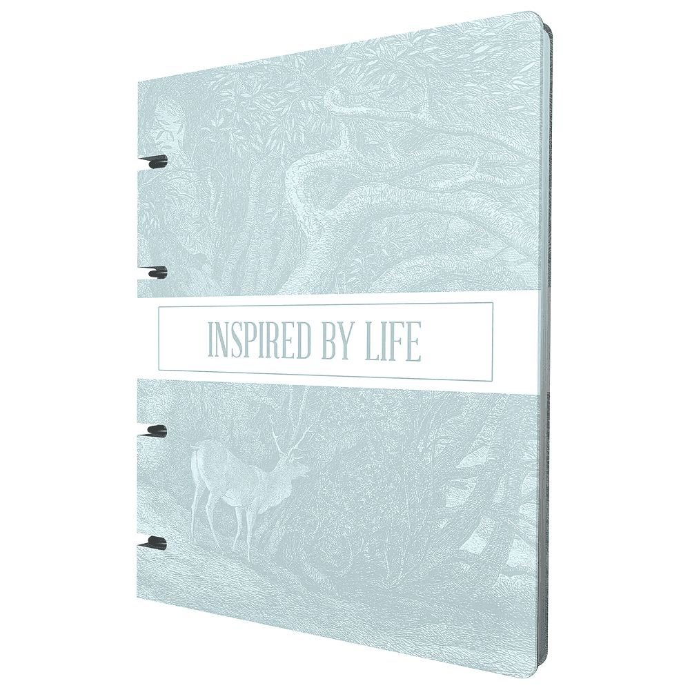 Тетрадь "Premium. Smoky Sky", А5, 120 листов, клетка, голубой