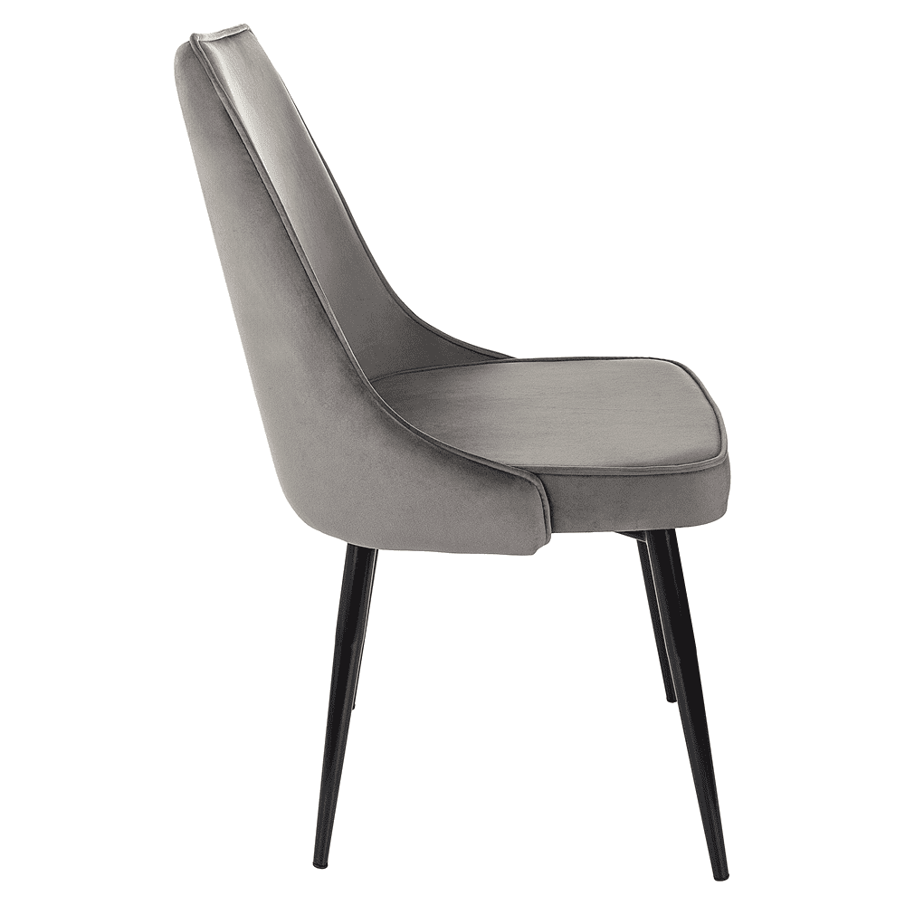 Стул Бюрократ "CH-K4_2", ткань, темно-серый, металл,  комплект 2 штуки - 5