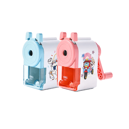 Точилка "Deli E0641B", 1 отверстие, ассорти