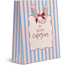 Пакет бумажный подарочный "Cherry Lady", 31х41х10 см, ассорти