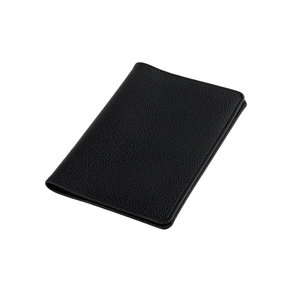 Обложка для паспорта "Черная", кожзам - 5