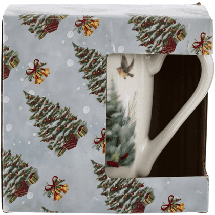 Кружка фарфоровая "Олени", 320 мл, разноцветный - 3