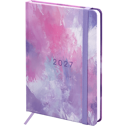 Ежедневник датированный "Pastel" на 2027 год, А5, 320 страниц, линейка, разноцветный