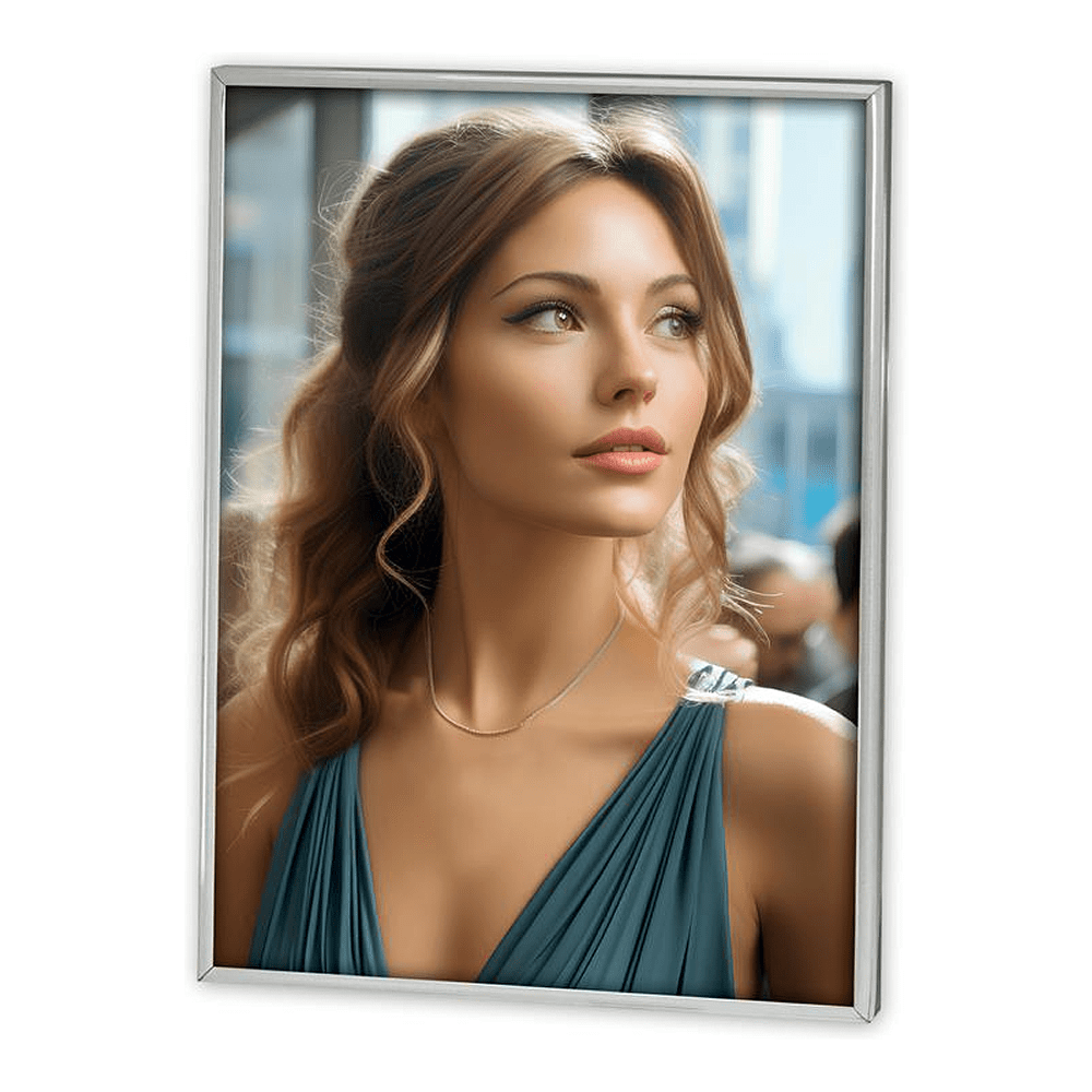 Фоторамка "SILVER", 7х10 см, металлическая, со стеклом, серебристый