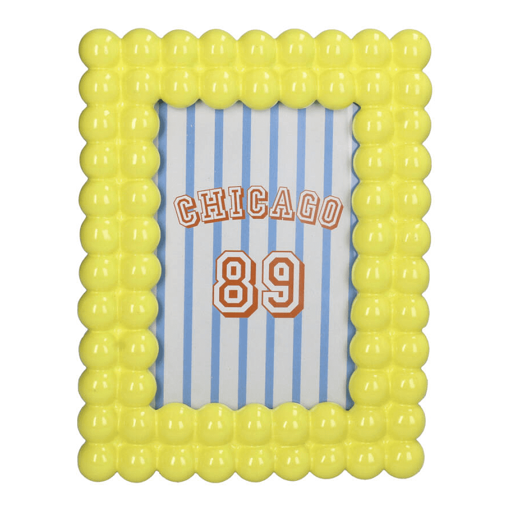 Фоторамка "KAL-6987", 13x18 см, полирезина, желтый