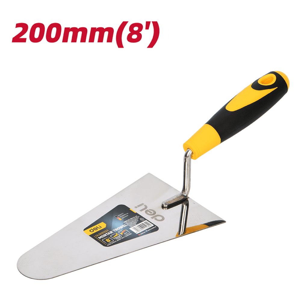 Кельма каменщика Deli YS EDL509323, 200 мм - 5