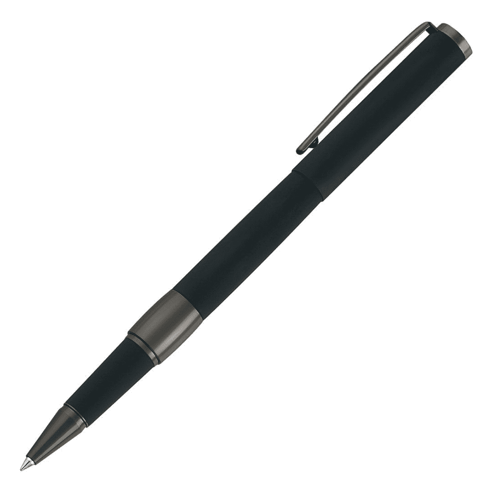 Ручка-роллер "Senator Image Black Line", 1.0 мм, черный, стерж. синий