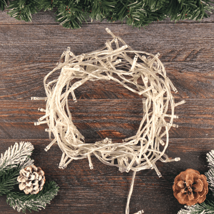 Гирлянда электрическая LED "Нить", 9 м, белый - 3