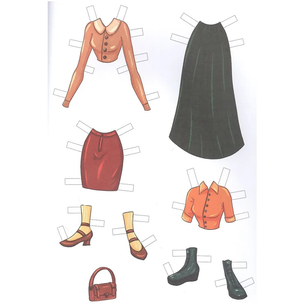 Книга "Вырежи куклу аниме. Аниме Куколки. Наряди меня" - 4