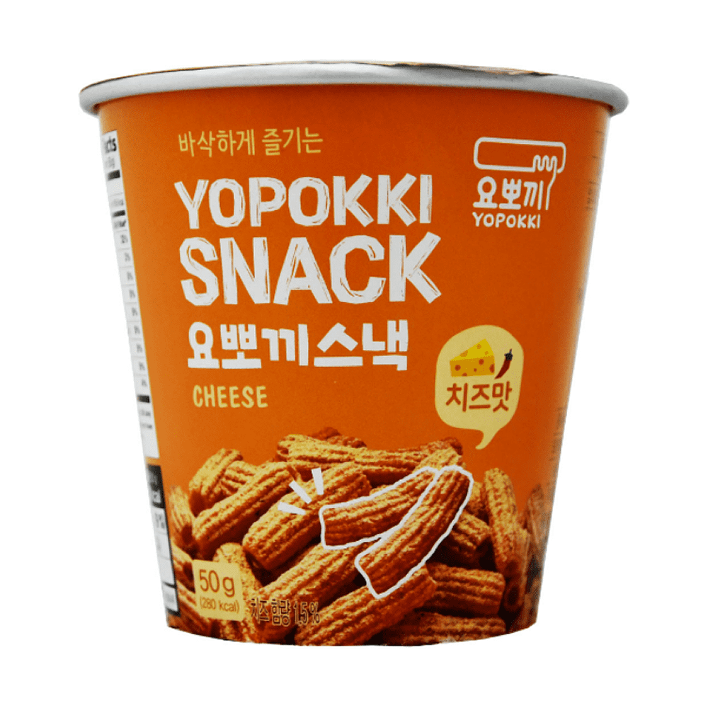 Снек из рисовой муки "Yopokki. Snack Cheese", сырный, 50 гр 