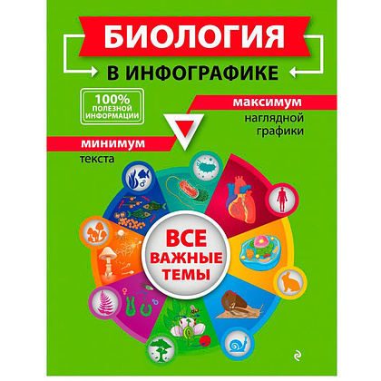 Книга "Биология в инфографике", Оксана Мазур