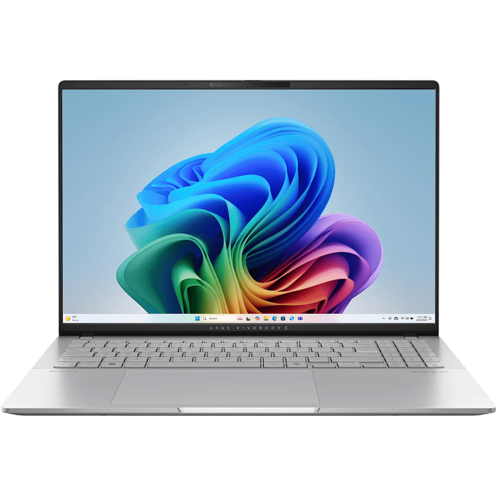 Ноутбук ASUS Vivobook S16 OLED M5606KA-RI157, 24GB, 1TB, DOS, мышь, рюкзак, серебристый
