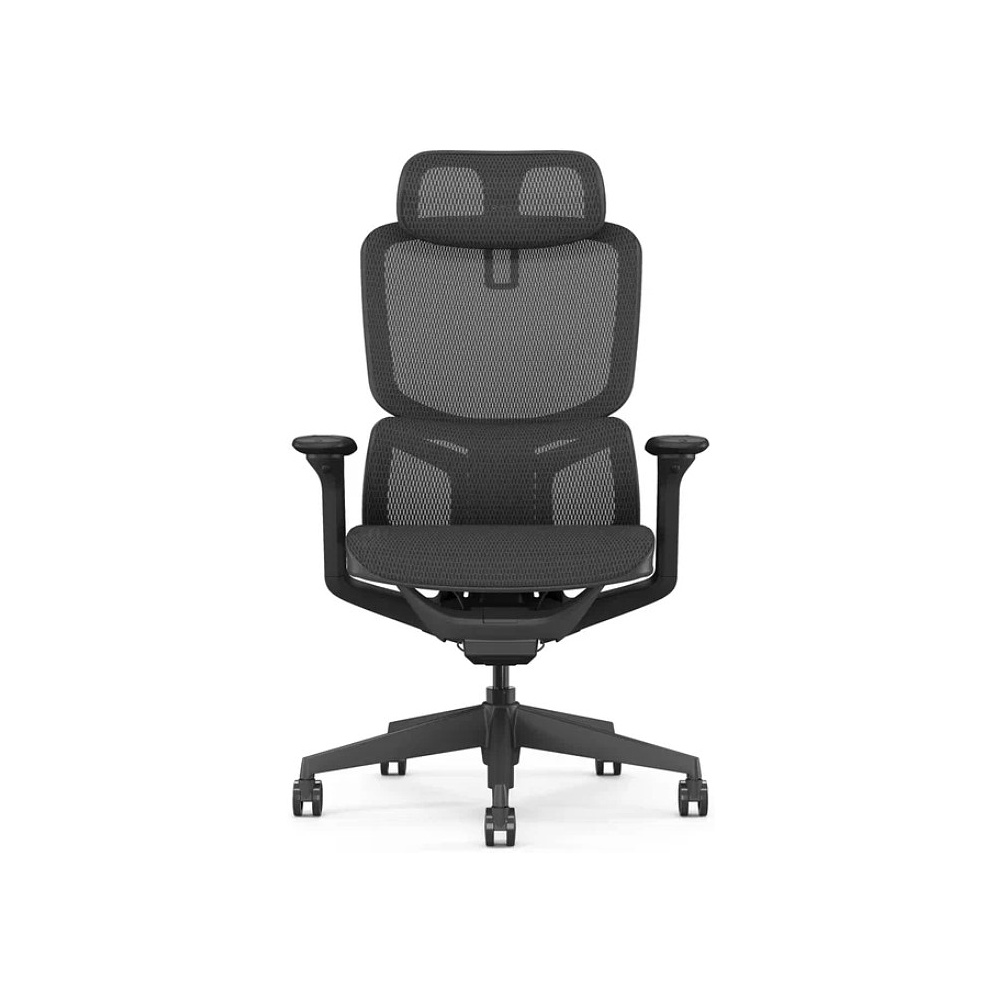 Кресло компьютерное SitZone E-JX-001А, сетка, пластик, черный - 2