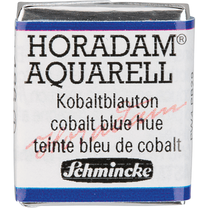 Краски акварельные "Schmincke Horadam", 486 кобальт синий, полукювета