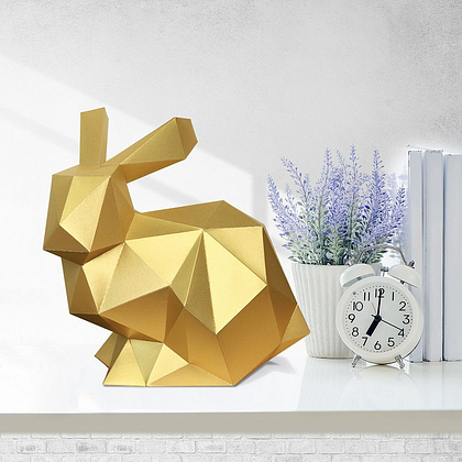 Набор для 3D моделирования "Кролик Няш", золотой - 7