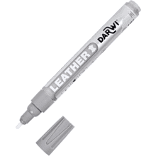 Маркер акриловый для кожи "Darwi", 2 мм, холодный серый