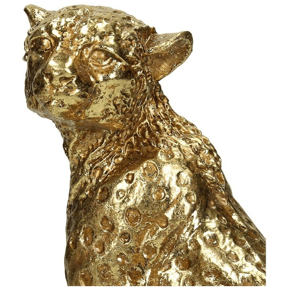 Подставка для книг "Leopard", 20х11х24 см, полирезина, золотой - 4