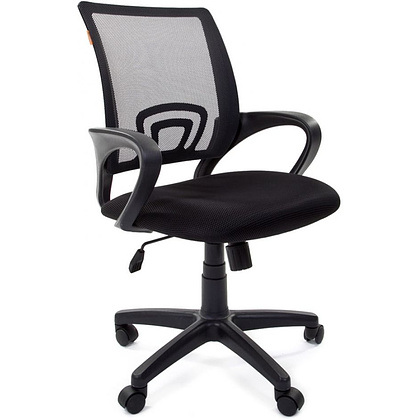 Кресло для персонала "Chairman 696", ткань, пластик, оранжевый - 5