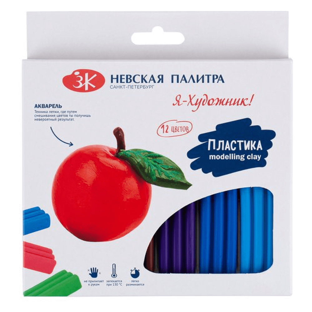 Глина для моделирования "Я-Художник!", 12 шт.