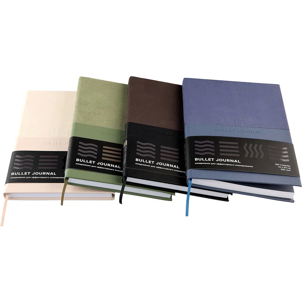 Блокнот "Стихия. Bullet Journal", А5, 80 листов, в клетку, черный - 22