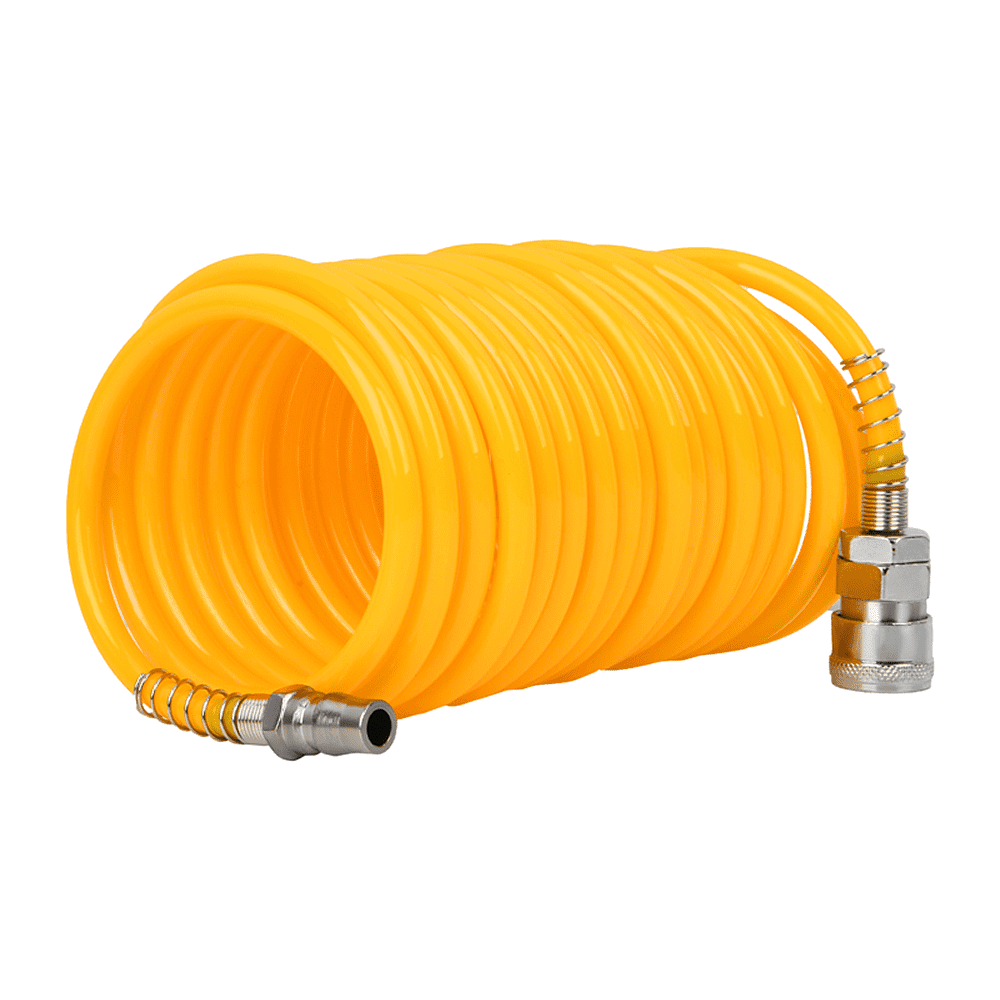 Шланг пневматический Deli YS EDL-PU05, 5/8 мм, 5 м, спиральный, полиуретановый