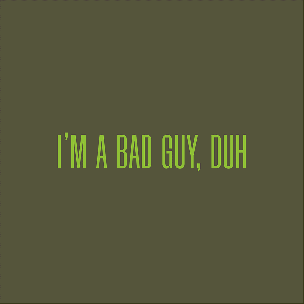 Шапка «I’m a bad guy», унисекс, хаки - 2
