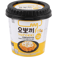 Палочки рисовые "Yopokki. Golden onion butter" с маслом золотистого лука, 120 гр.