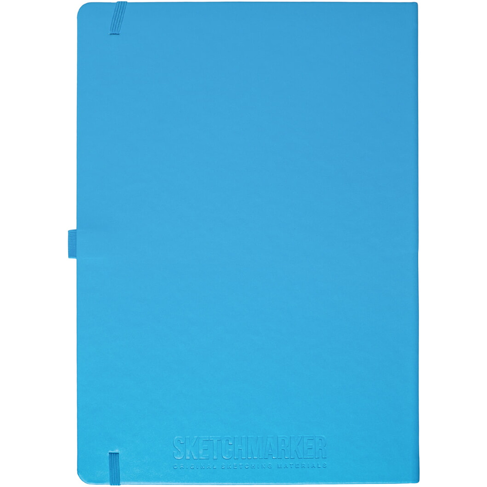 Скетчбук "Sketchmarker", 21x29,7 см, 140 г/м2, 80 листов, синий неон - 2