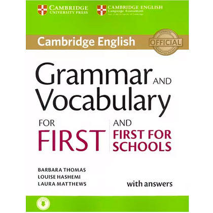 Книга "Grammar and Vocabulary for First and First for Schools Book with Answers and Audio", Barbara T.