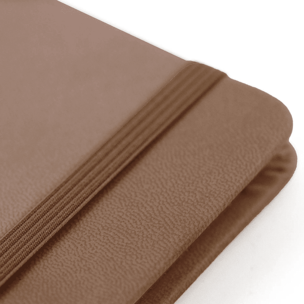 Планинг надатированный "Joy Book. Крем-брюле", искусственная кожа, на резинке, коричневый - 3