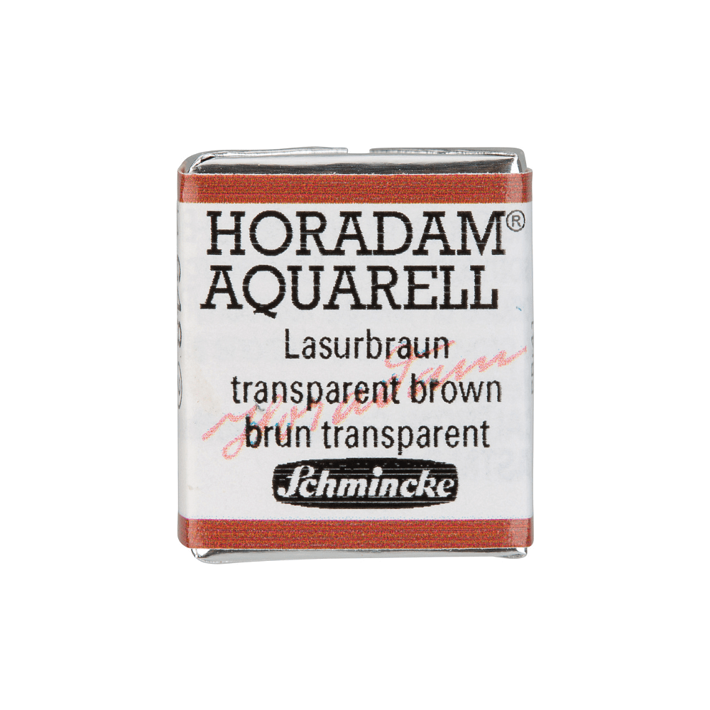Краски акварельные "Schmincke Horadam", 648 коричневый прозрачный, полукювета