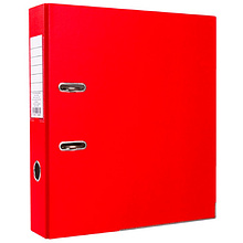 Папка-регистратор "OfficeStyle", А4, 75 мм, ПВХ Эко, красный