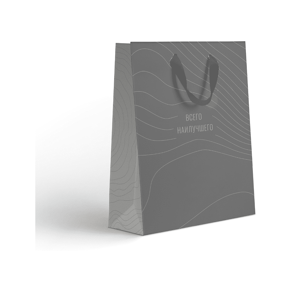 Пакет бумажный подарочный "Country LV", 25.5х31.5х11 см, ассорти - 3