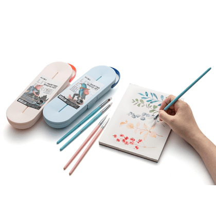 Набор кистей для рисования "Himi Little Bird", синтетика, 8 шт - 5