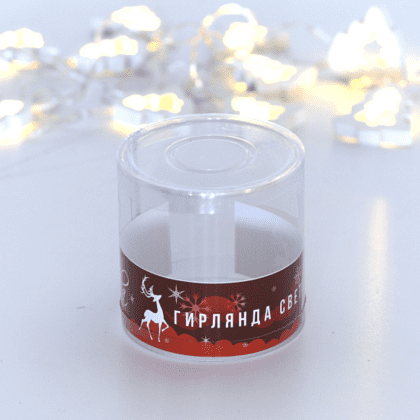 Гирлянда электрическая LED "Нить" с насадками "Елочка", 2,5 м, тепло-белый - 2