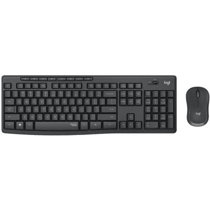 Клавиатура + мышь Logitech "MK295 Silent", беспроводная, черная  - 2