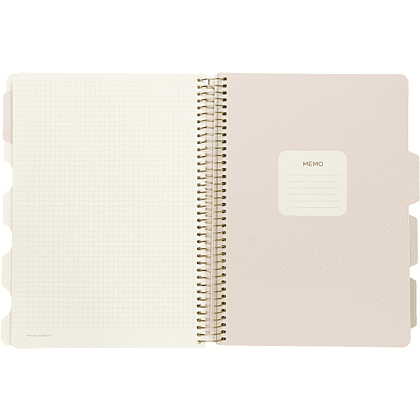 Книга записная "Carrarra", В5, 120 листов, клетка, линейка, точка, белый - 6