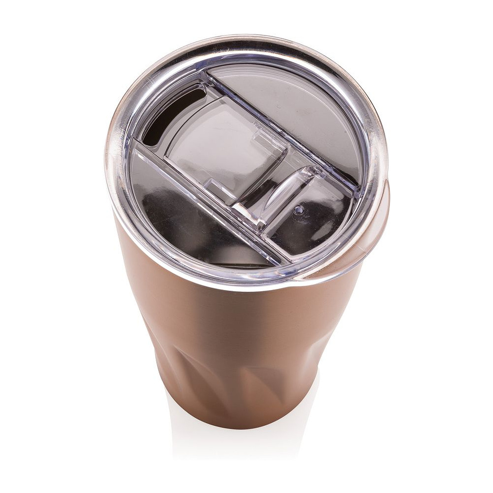Кружка термическая "Copper", металл, пластик, 500 мл, золотистый - 3