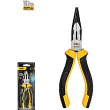 Длинногубцы Deli YS EDL0101, 160 мм, 2-х компонентные рукоятки