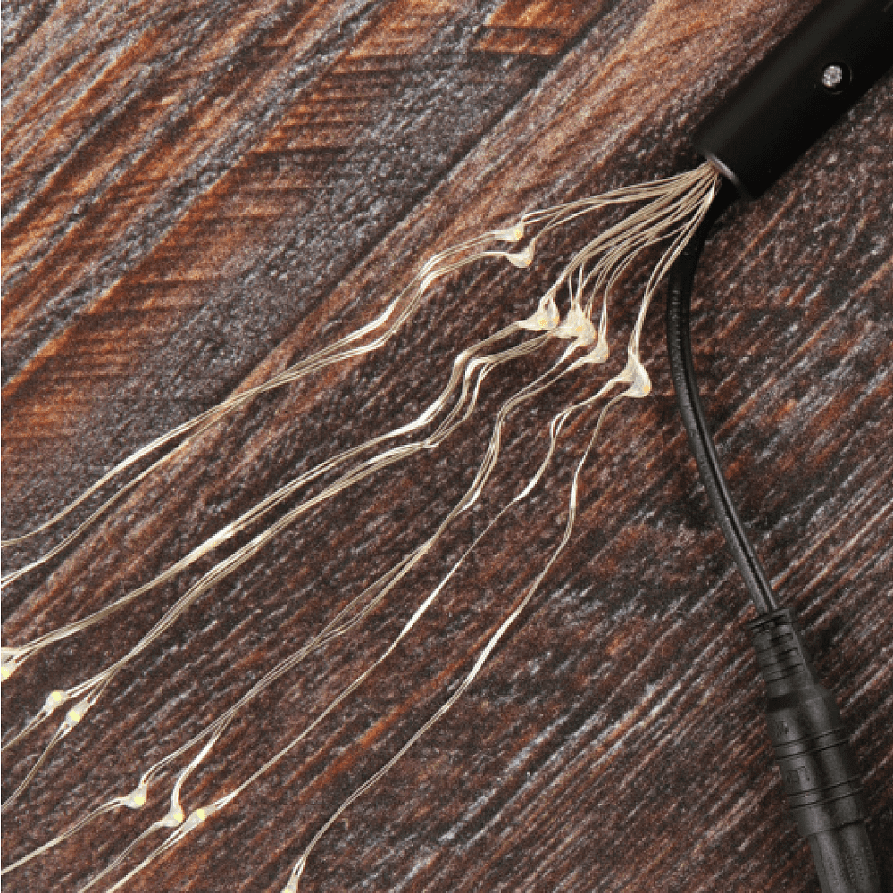 Гирлянда электрическая LED "Нить. Хвост Роса", 2 м, тепло-белый - 5