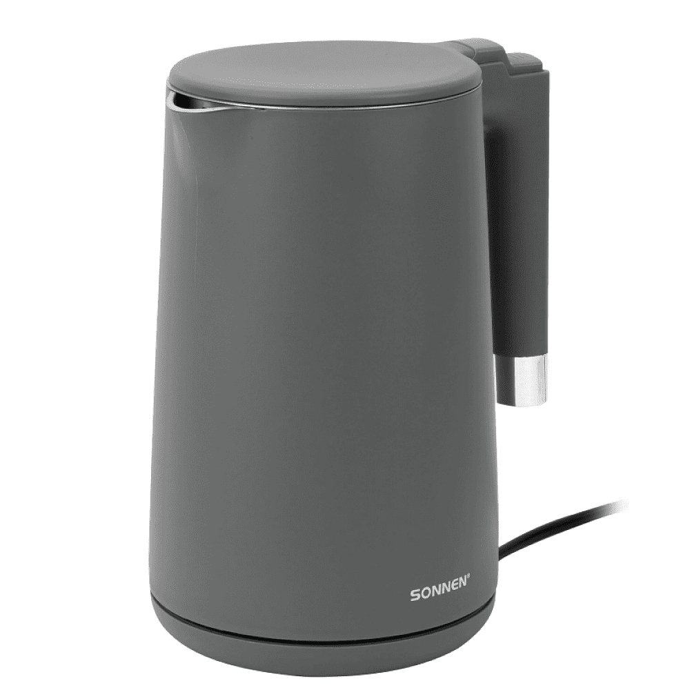 Электрочайник Sonnen "KT-8719G", серый - 2
