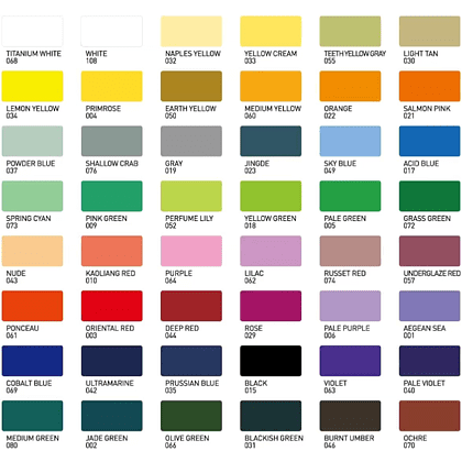 Краски гуашевые "Himi Jelly Cup", 48 цветов, персиковый футляр - 13