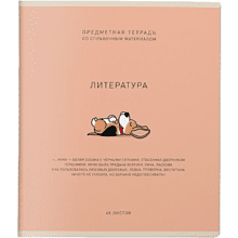 Тетрадь предметная "Ми-ни-ми. Литература", А5, 48 листов, линейка