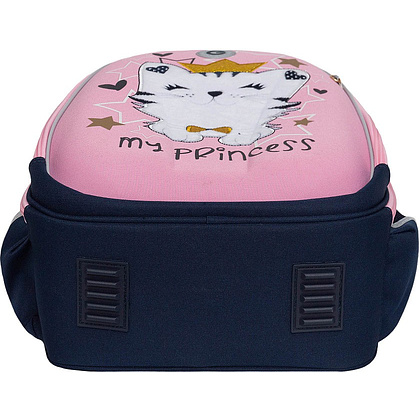 Рюкзак школьный "My princess", синий, розовый - 5