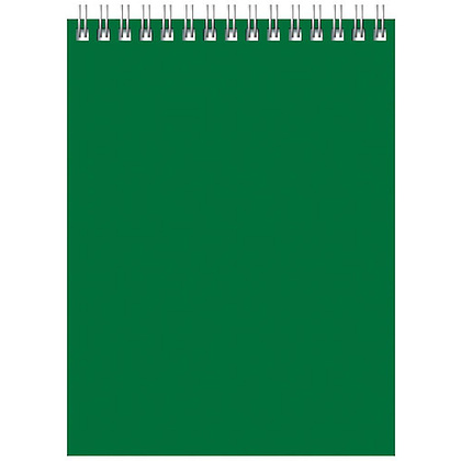 Блокнот "Для конференций", А5, 60 листов, клетка, зеленый