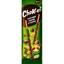 Палочки в глазури "Choki-ki", с арахисом, 40 г