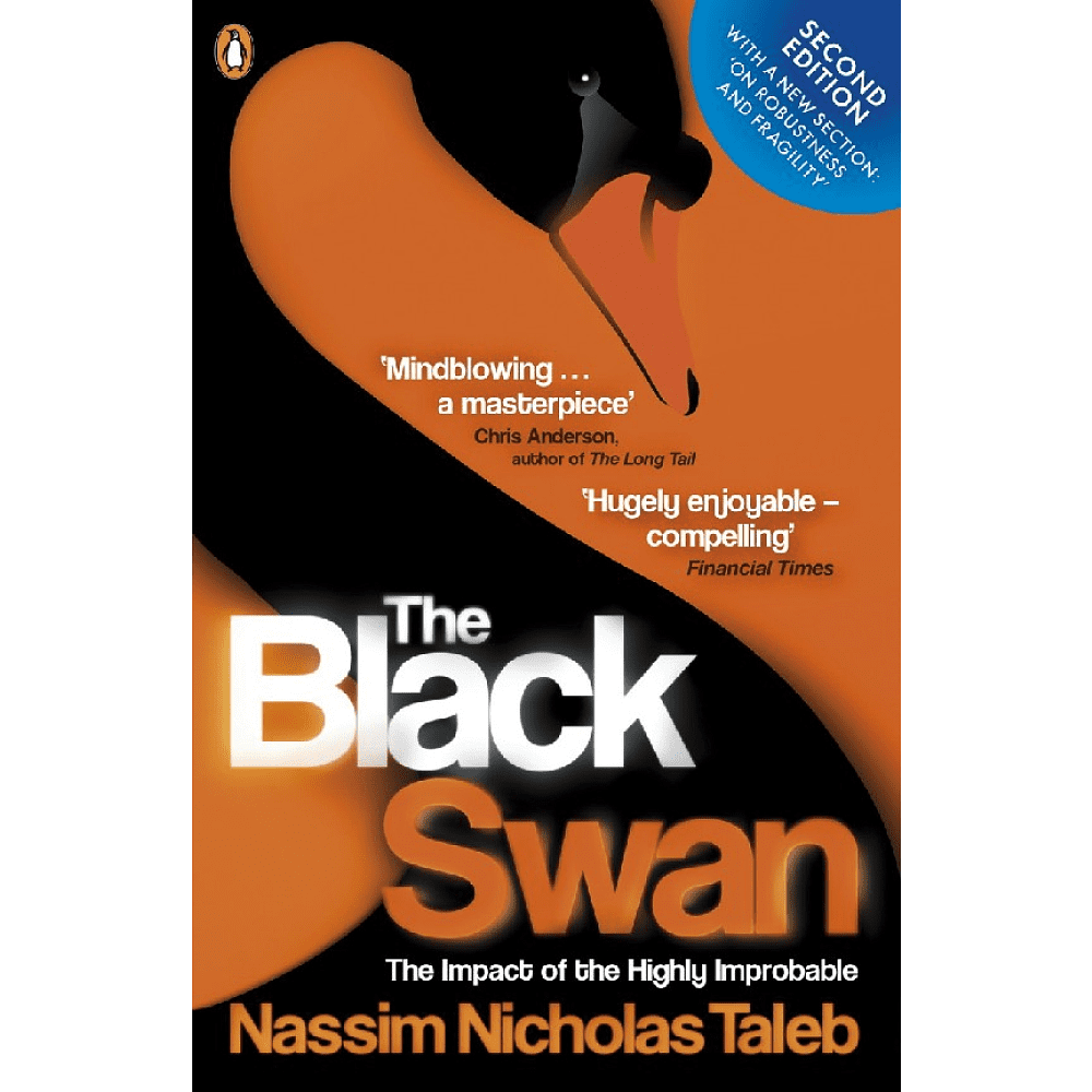 Книга на английском языке "The Black Swan", Nassim Nicholas Taleb