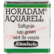Краски акварельные "Schmincke Horadam", 530 зеленый сок, полукювета